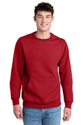 Port & Co Men's   Core Fleece Crewneck Pocket Sweatshirt PC78PKT