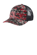 Port Authority     Digi Camo Snapback Trucker Cap C404