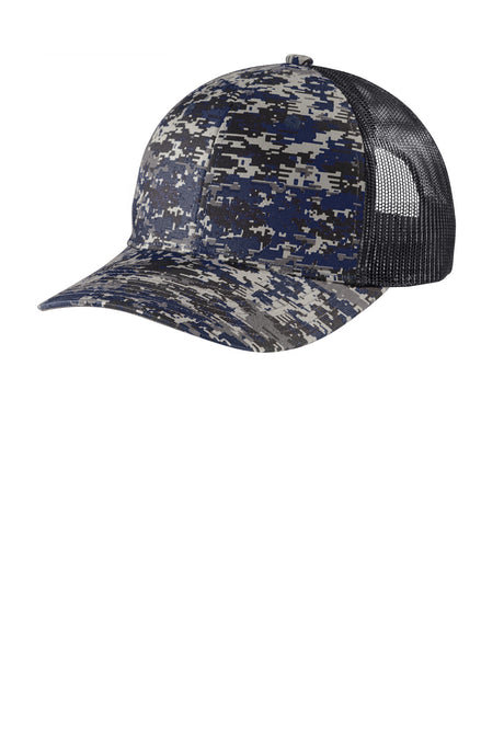 Port Authority     Digi Camo Snapback Trucker Cap C404
