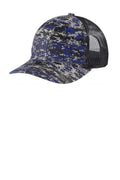Port Authority     Digi Camo Snapback Trucker Cap C404