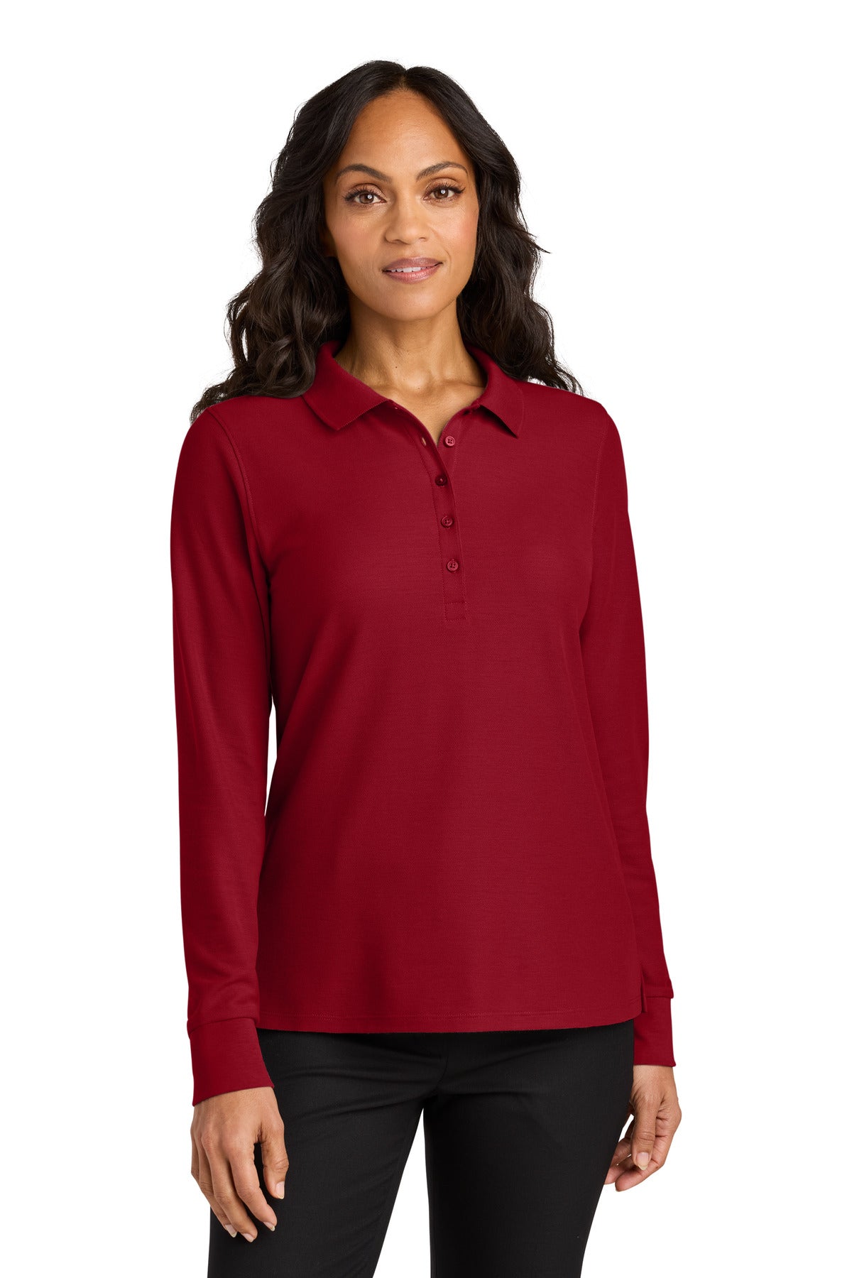 Port Authority Women's   Wearever Signature Pique Long Sleeve Polo LK200LS