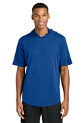 Sport-Tek Men's   Club Short Sleeve Hoodie ST445