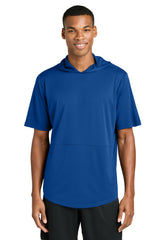 Sport-Tek Men's   Club Short Sleeve Hoodie ST445