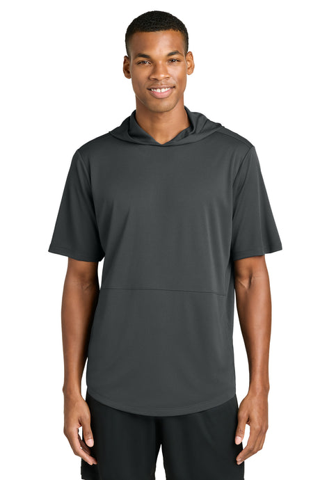 Sport-Tek Men's   Club Short Sleeve Hoodie ST445
