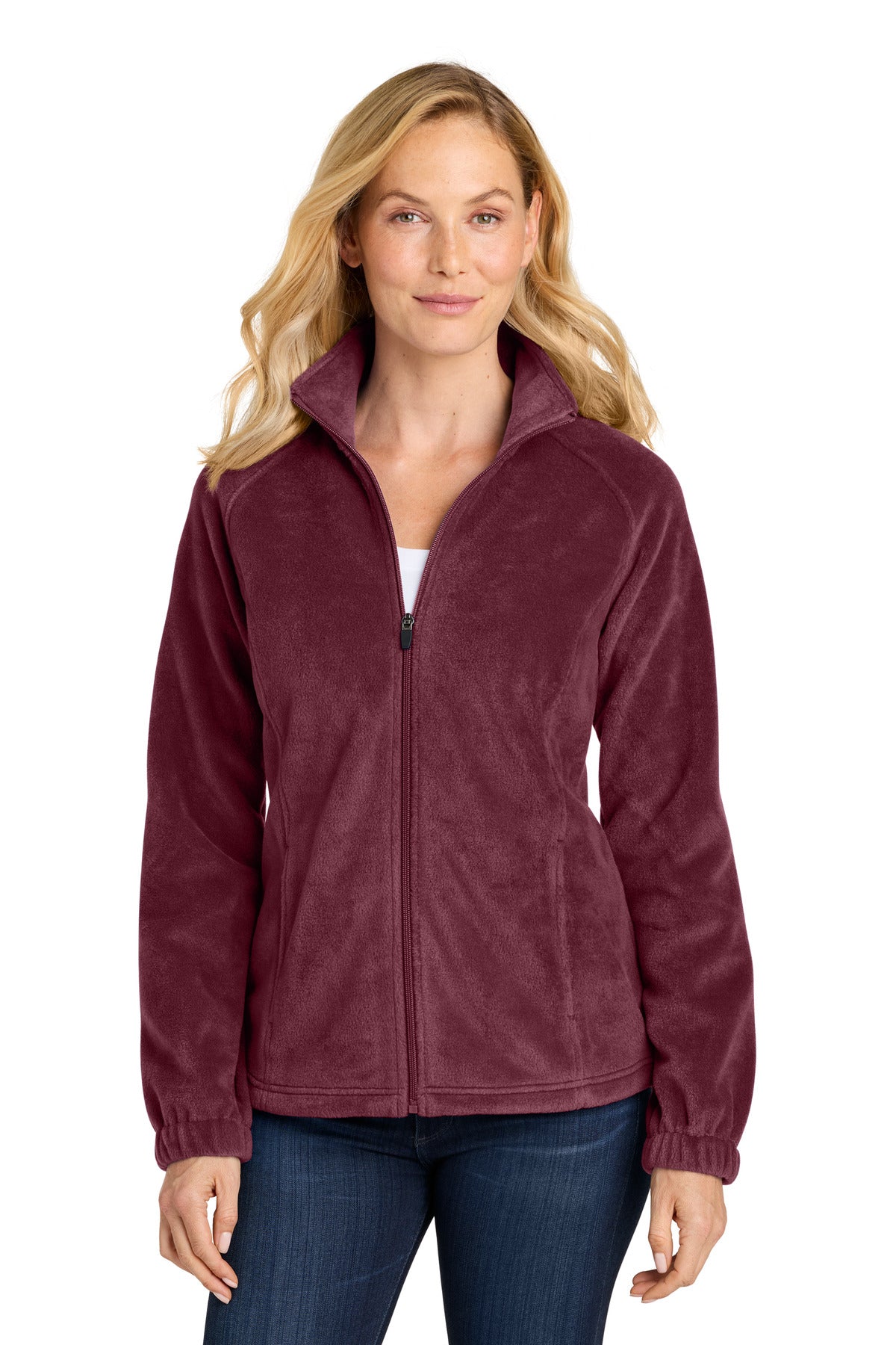 Port Authority Women's   Plush Fleece Full-Zip Jacket L190