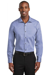 Red House Men's    Slim Fit Pinpoint Oxford Non-Iron Shirt