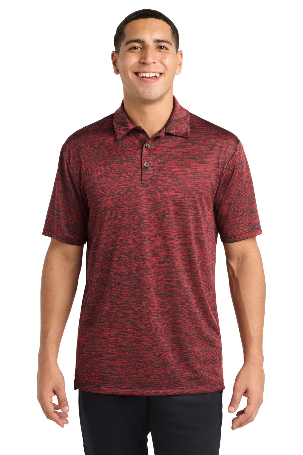 Sport-Tek Men's    PosiCharge    Electric Heather Polo