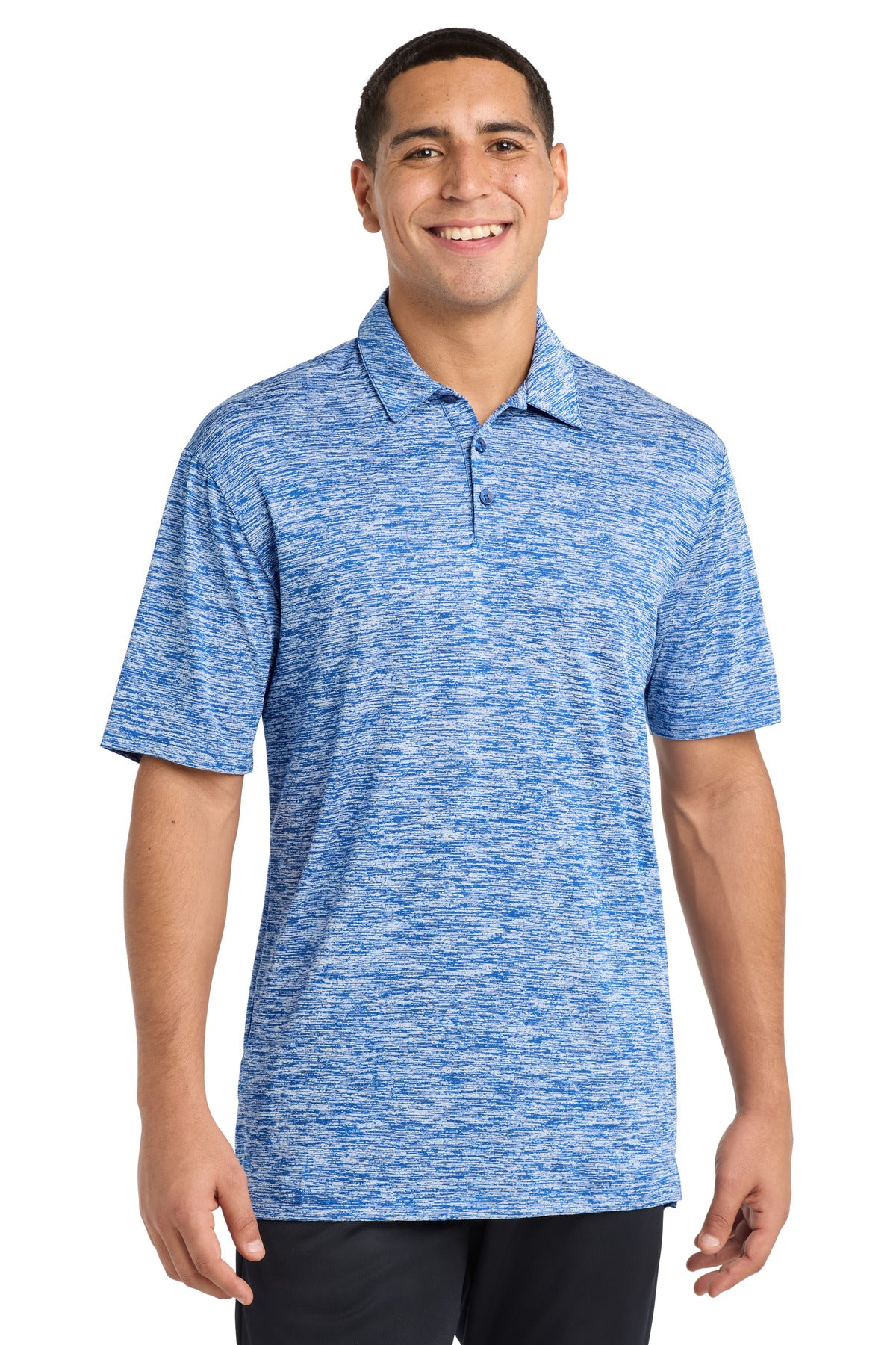 Sport-Tek Men's    PosiCharge    Electric Heather Polo