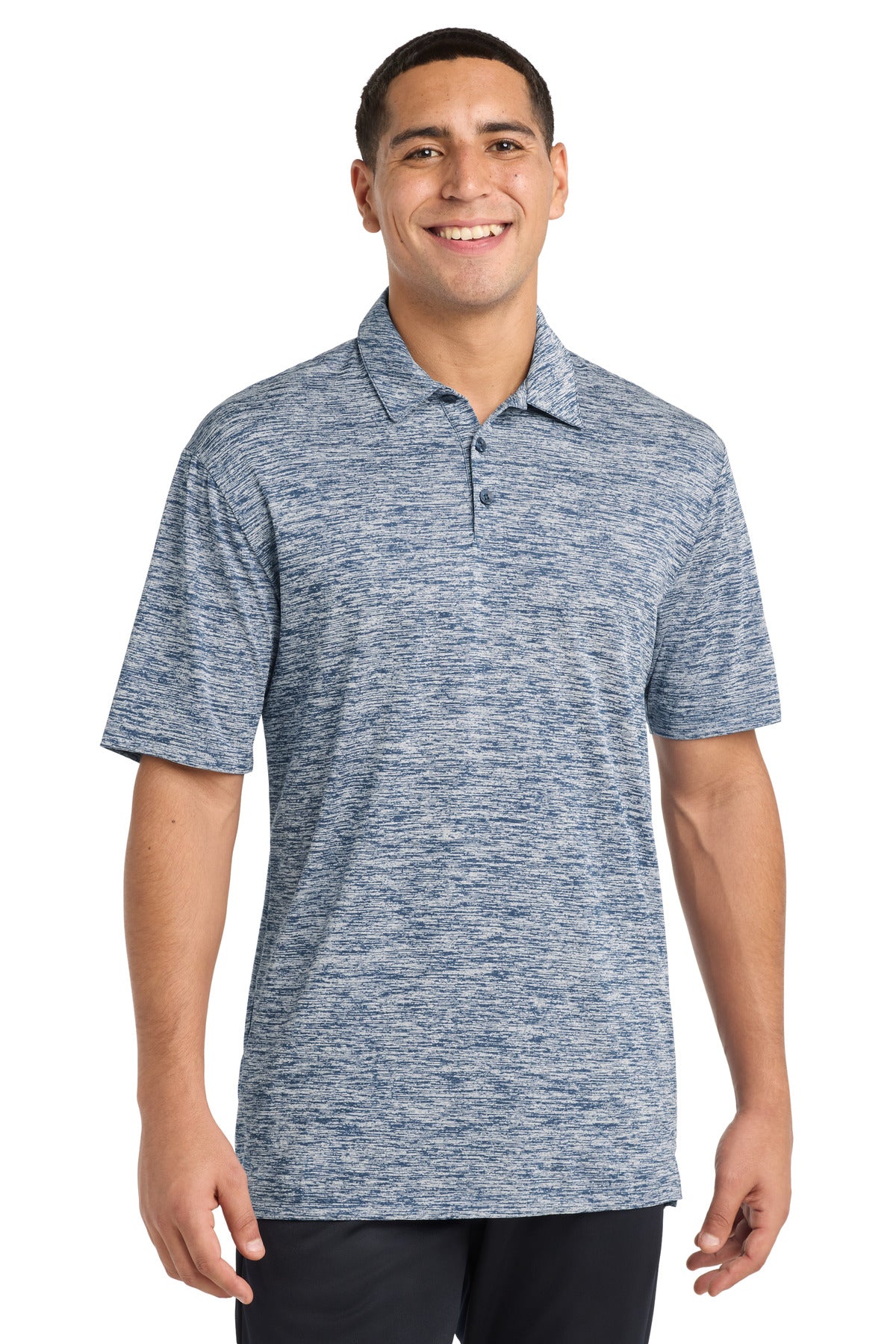 Sport-Tek Men's    PosiCharge    Electric Heather Polo