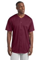 Sport-Tek Men's   PosiCharge   Tough Mesh Full-Button Jersey
