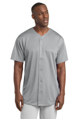 Sport-Tek Men's   PosiCharge   Tough Mesh Full-Button Jersey