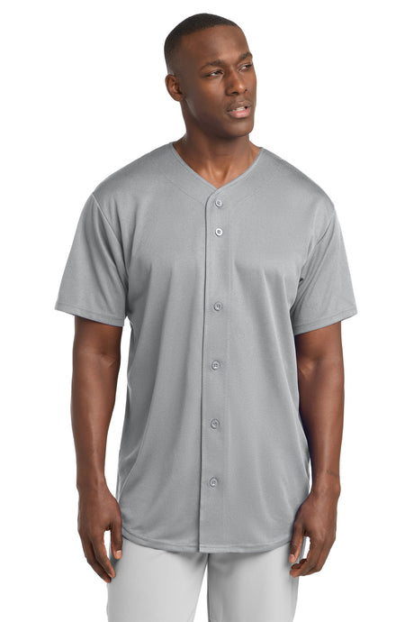 Sport-Tek Men's   PosiCharge   Tough Mesh Full-Button Jersey
