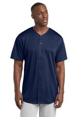 Sport-Tek Men's   PosiCharge   Tough Mesh Full-Button Jersey