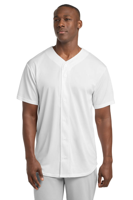 Sport-Tek Men's   PosiCharge   Tough Mesh Full-Button Jersey