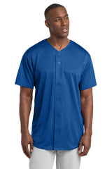 Sport-Tek Men's   PosiCharge   Tough Mesh Full-Button Jersey