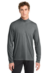 Sport-Tek Men's    PosiCharge    Tri-Blend Wicking 1/4-Zip Pullover