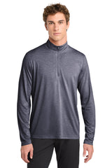 Sport-Tek Men's    PosiCharge    Tri-Blend Wicking 1/4-Zip Pullover
