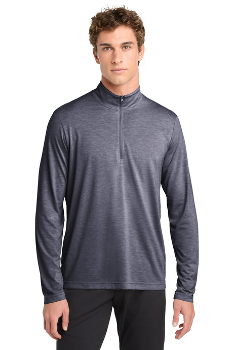 Sport-Tek Men's    PosiCharge    Tri-Blend Wicking 1/4-Zip Pullover