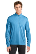 Sport-Tek Men's    PosiCharge    Tri-Blend Wicking 1/4-Zip Pullover