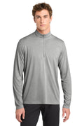 Sport-Tek Men's    PosiCharge    Tri-Blend Wicking 1/4-Zip Pullover