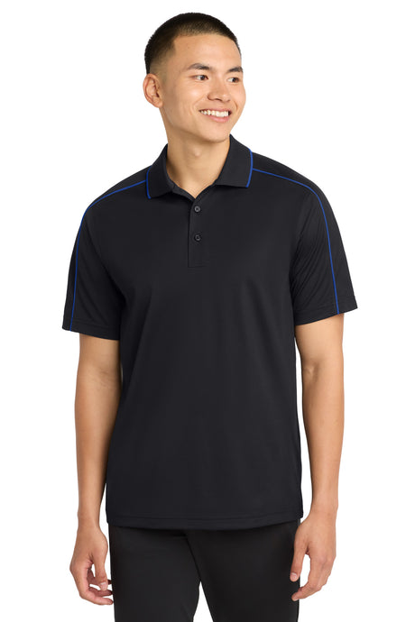 Sport-Tek Men's   Micropique Sport-Wick   Piped Polo