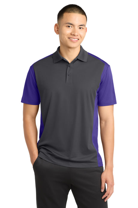 Sport-Tek Men's   Colorblock Micropique Sport-Wick   Polo