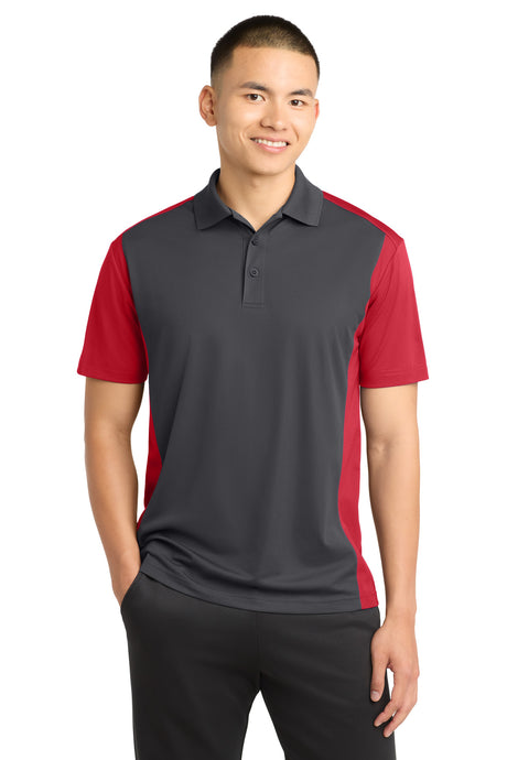 Sport-Tek Men's   Colorblock Micropique Sport-Wick   Polo