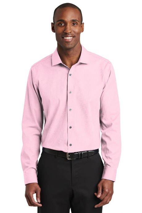 Red House Men's    Slim Fit Nailhead Non-Iron Shirt