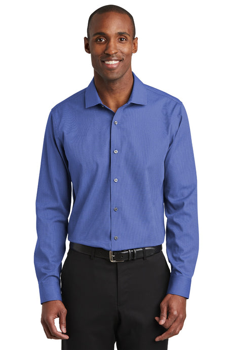 Red House Men's    Slim Fit Nailhead Non-Iron Shirt