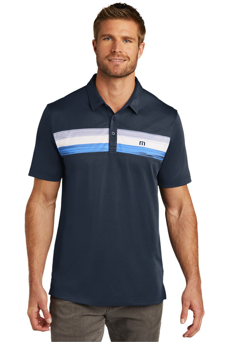 TravisMathew Men's Cabana Chest Stripe Polo