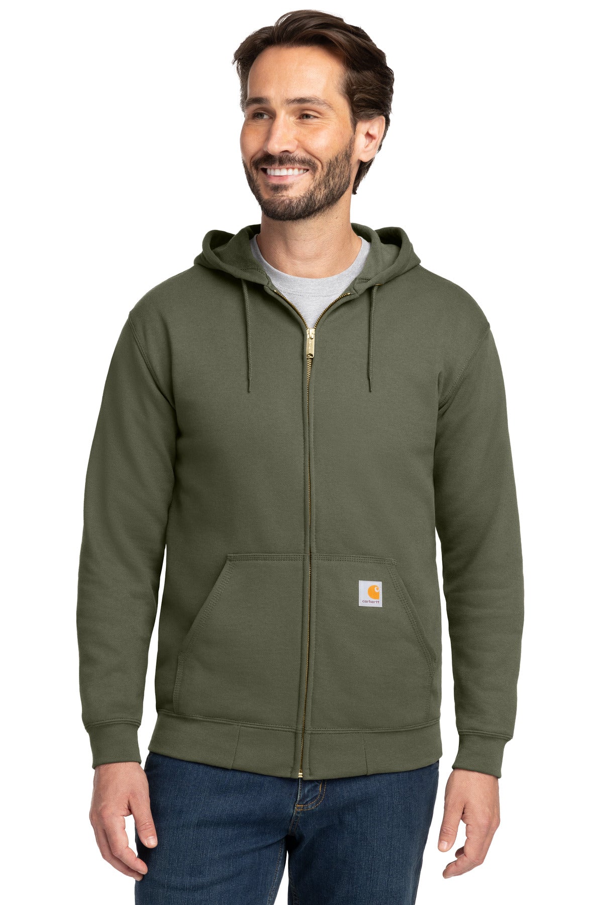 Carhartt Men's    Midweight Hooded Zip-Front Sweatshirt