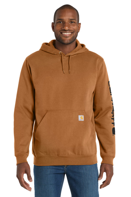 Carhartt Men's   Midweight Hooded Logo Sweatshirt CTK288