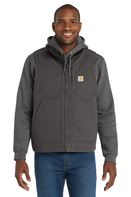 Carhartt Men's   Sherpa-Lined Mock Neck Vest CT104277