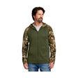 Russell Outdoors Men's   Realtree   Performance Colorblock Full-Zip Hoodie RU452