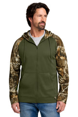Russell Outdoors Men's   Realtree   Performance Colorblock Full-Zip Hoodie RU452
