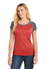 Sport-Tek Women's    Heather-On-Heather Contender    Scoop Neck Tee