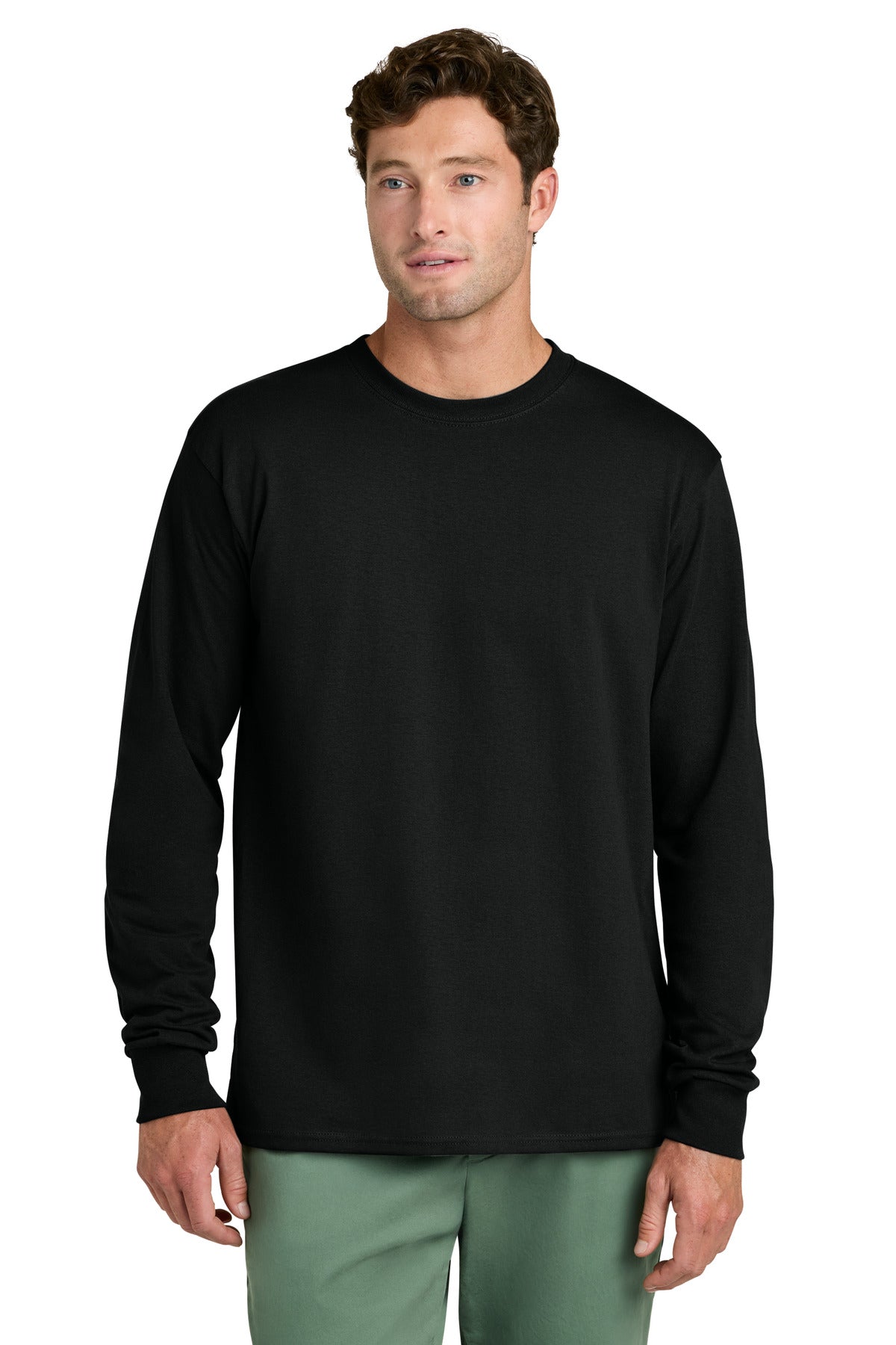 Port & Co Men's   Long Sleeve Core Cotton Tee
