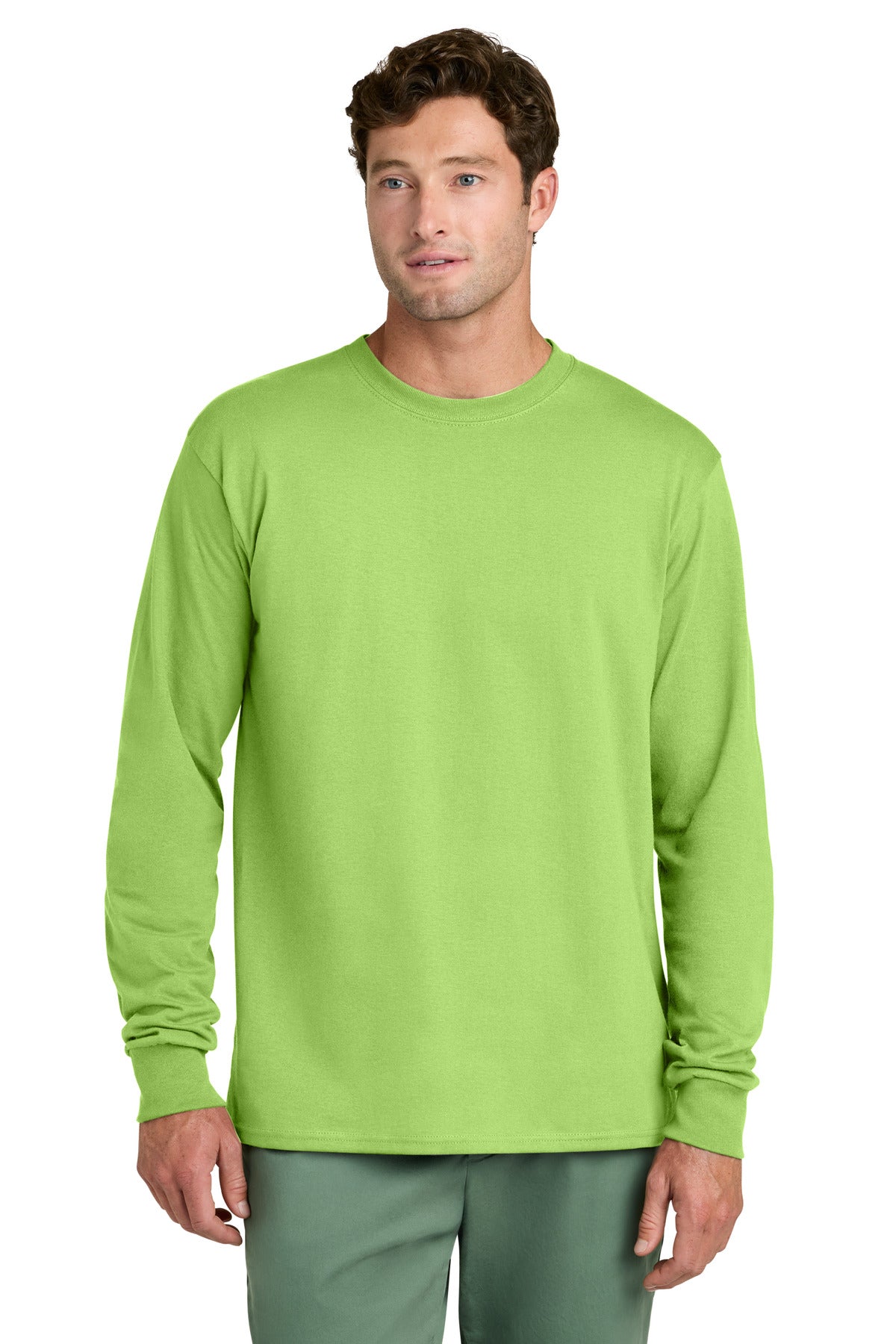 Port & Co Men's   Long Sleeve Core Cotton Tee