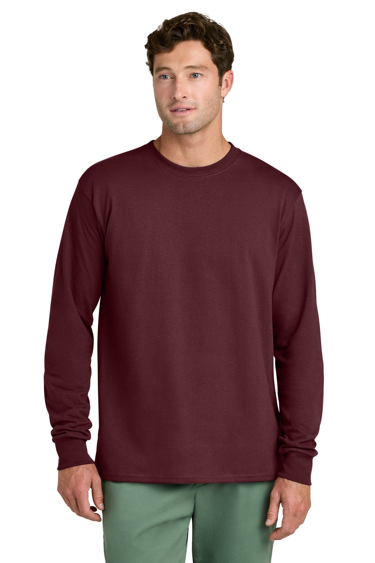 Port & Co Men's   Long Sleeve Core Cotton Tee