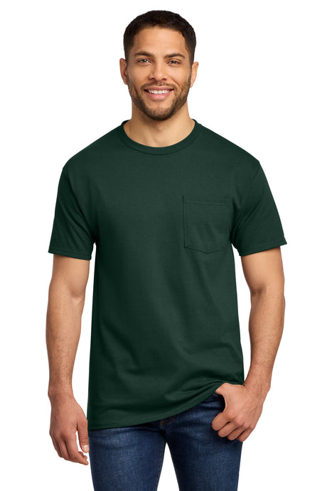 Port & Co Men's   Essential Pocket Tee
