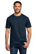 Port & Co Men's   Essential Pocket Tee