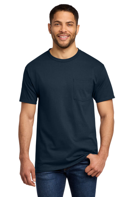 Port & Co Men's   Essential Pocket Tee