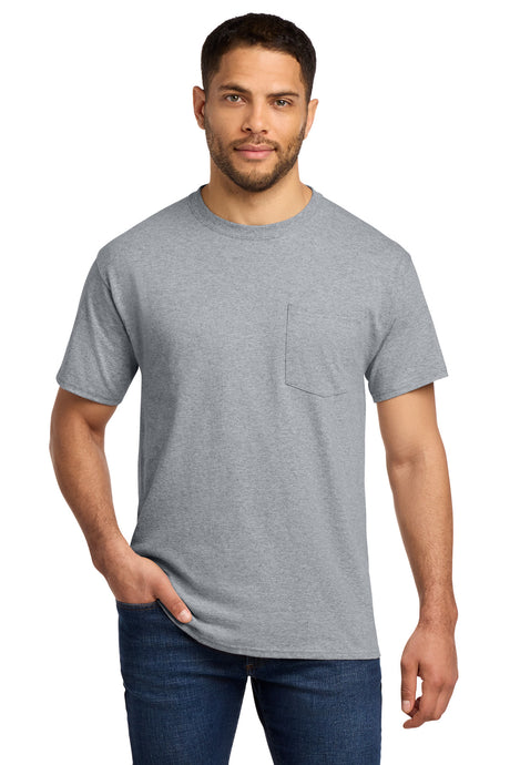 Port & Co Men's   Essential Pocket Tee