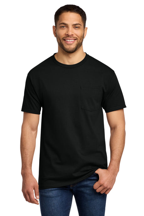 Port & Co Men's   Essential Pocket Tee