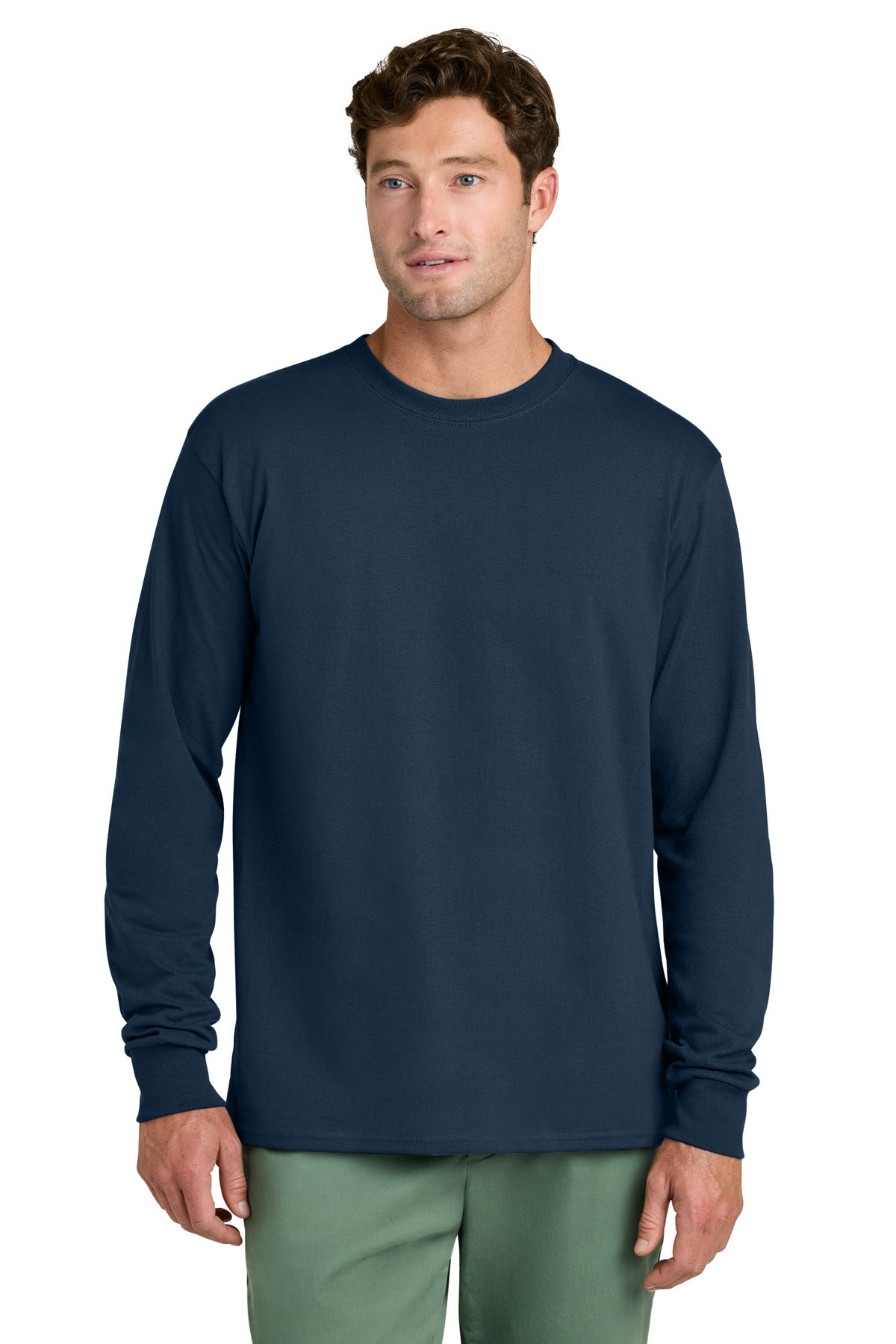 Port & Co Men's   Long Sleeve Core Cotton Tee