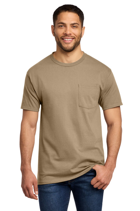 Port & Co Men's   Essential Pocket Tee