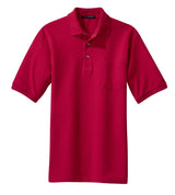 Port Authority Men's   Heavyweight Cotton Pique Polo with Pocket-3