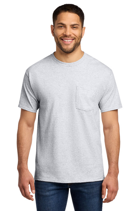 Port & Co Men's   Essential Pocket Tee