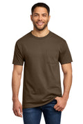 Port & Co Men's   Essential Pocket Tee