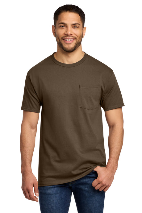 Port & Co Men's   Essential Pocket Tee